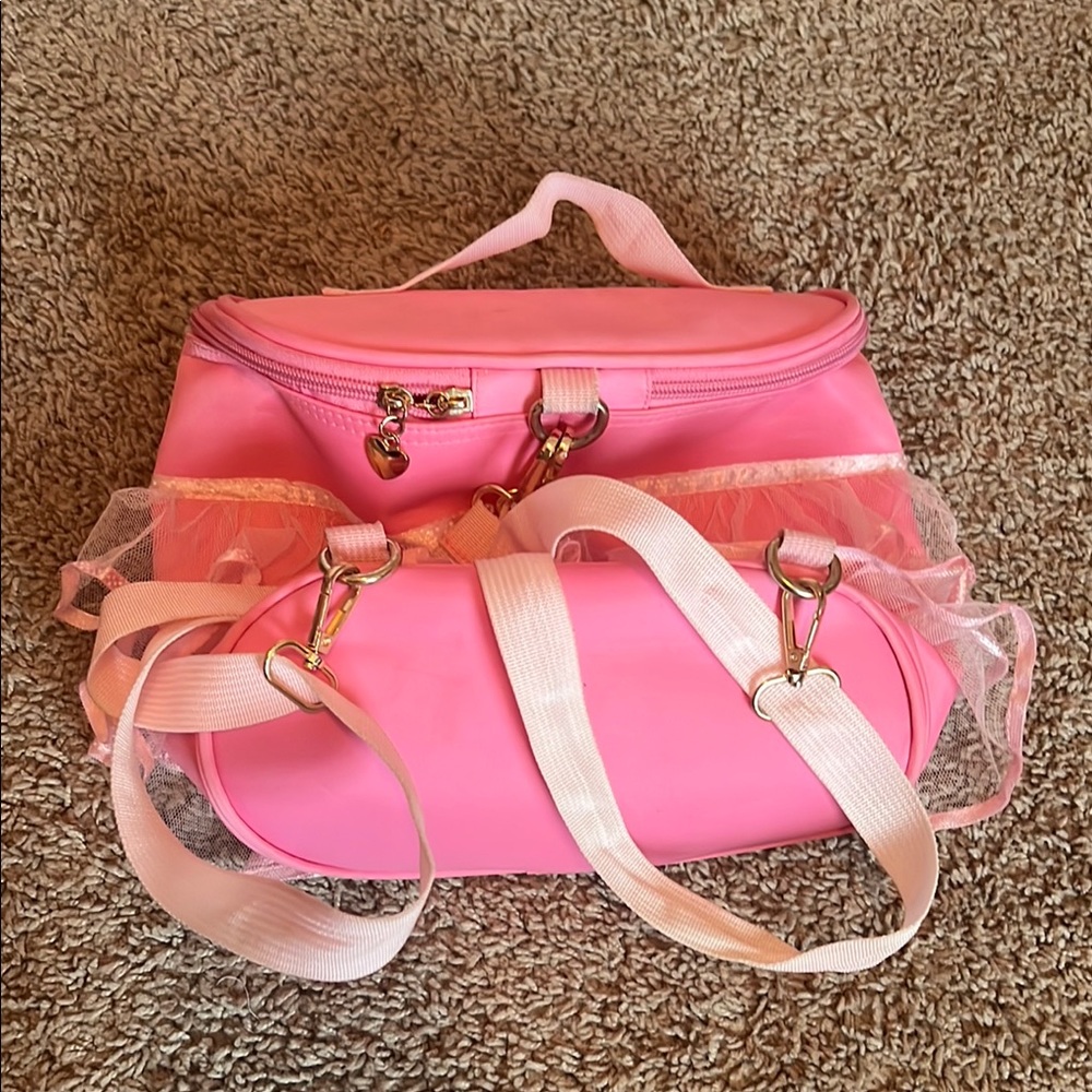 Pink Ruffled Backpack - Picture 5 of 6
